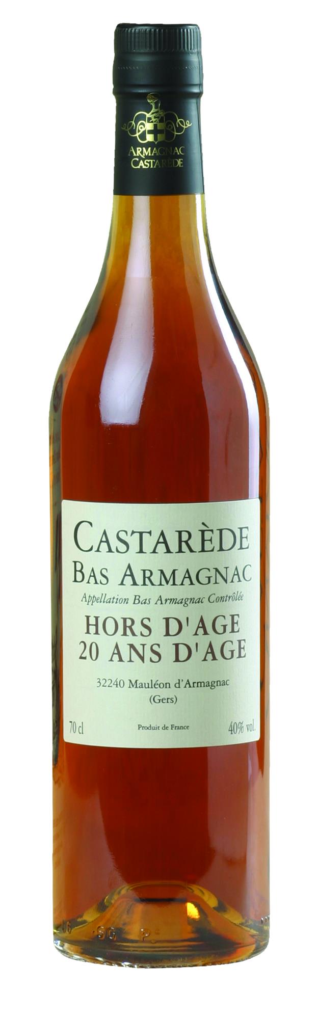 Castarede Armagnac Xo 20 Years Old 40% 70 cl